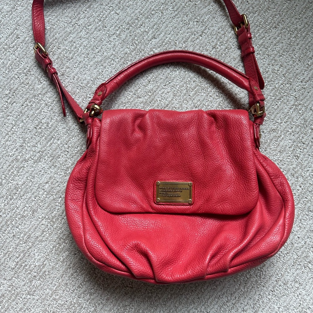Marc by Marc Jacobs Red Leather Crossbody with handle